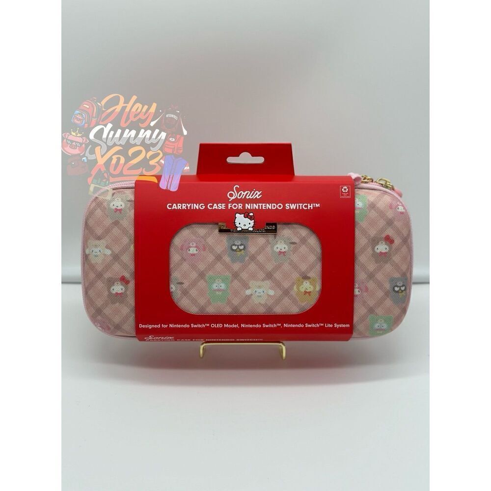 Sonix Sanrio Hello Kitty and Friends Plaid Nintendo Switch Case